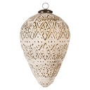 Boule de Noël Blanc Ø 13x21 cm