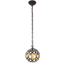 Pendant light Tiffany Ø 20x116 cm E14/max 1x25W
