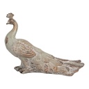 Decoratie pauw 39x20x29 cm