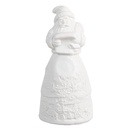 Decorazione Natalizie Babbo Natale con LED Bianco Ø 5x11 cm