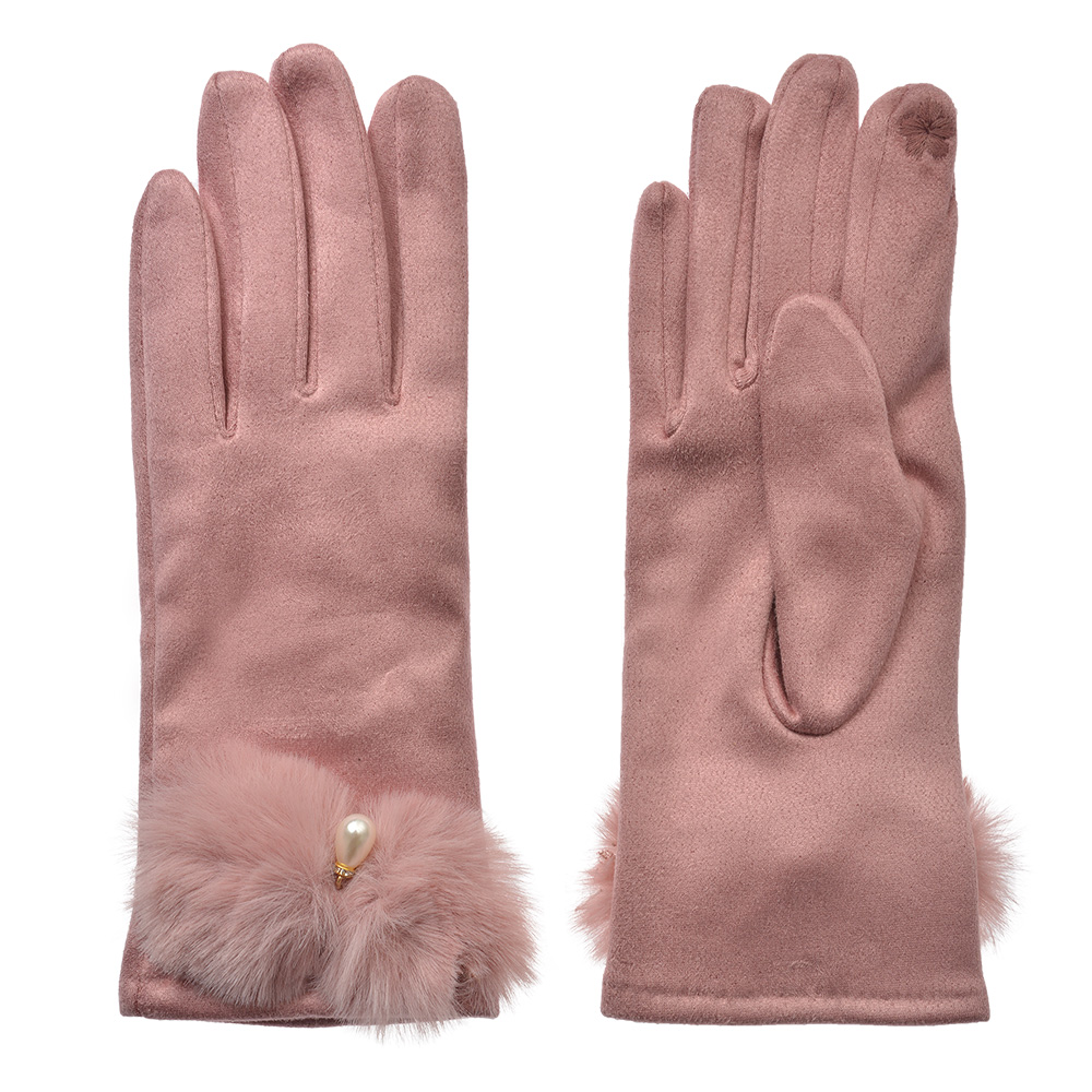 Winter Gloves Pink 9x23 cm