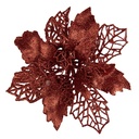 Decorazione Natale Fiore Rosso Ø 22x5 cm
