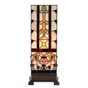 Lampada da tavolo Tiffany Beige 18x18x45 cm E27/max 1x40W