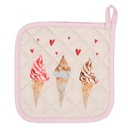Potholder Beige Pink 20x20 cm