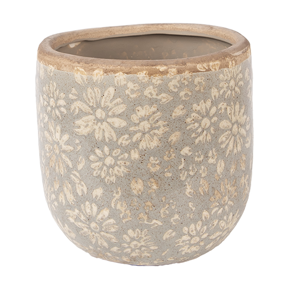 Decoratie bloempot Ø 14x13 cm