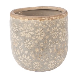 [6CE2409M] Decoratie bloempot Ø 14x13 cm