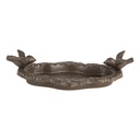 Bird Bath Brown 24x13x6 cm