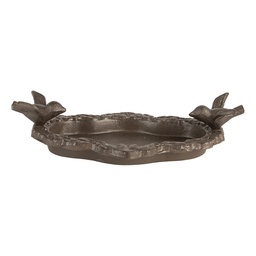 [6Y5743] Bird Bath Brown 24x13x6 cm