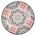 Crockery Breakfast Plates White Red Ø 21x3 cm