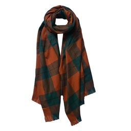 [JZSC0772GR] Sjaal 70x180 cm groen
