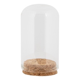 [6GL5196] Cloche de verre Transparent Ø 5x8 cm