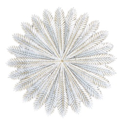 [6PR4776] Bol de décoration Blanc Ø 20x2 cm