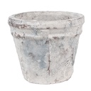 Pot de fleurs d`intérieur  Blanc Bleu Ø 10x8 cm