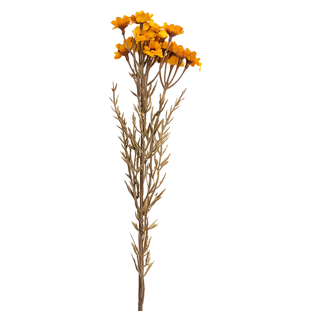 Rami Artificiali Decorativi con fiori Giallo 77 cm