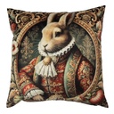 Cuscino imbottito Beige Rosso 45x45x4 cm