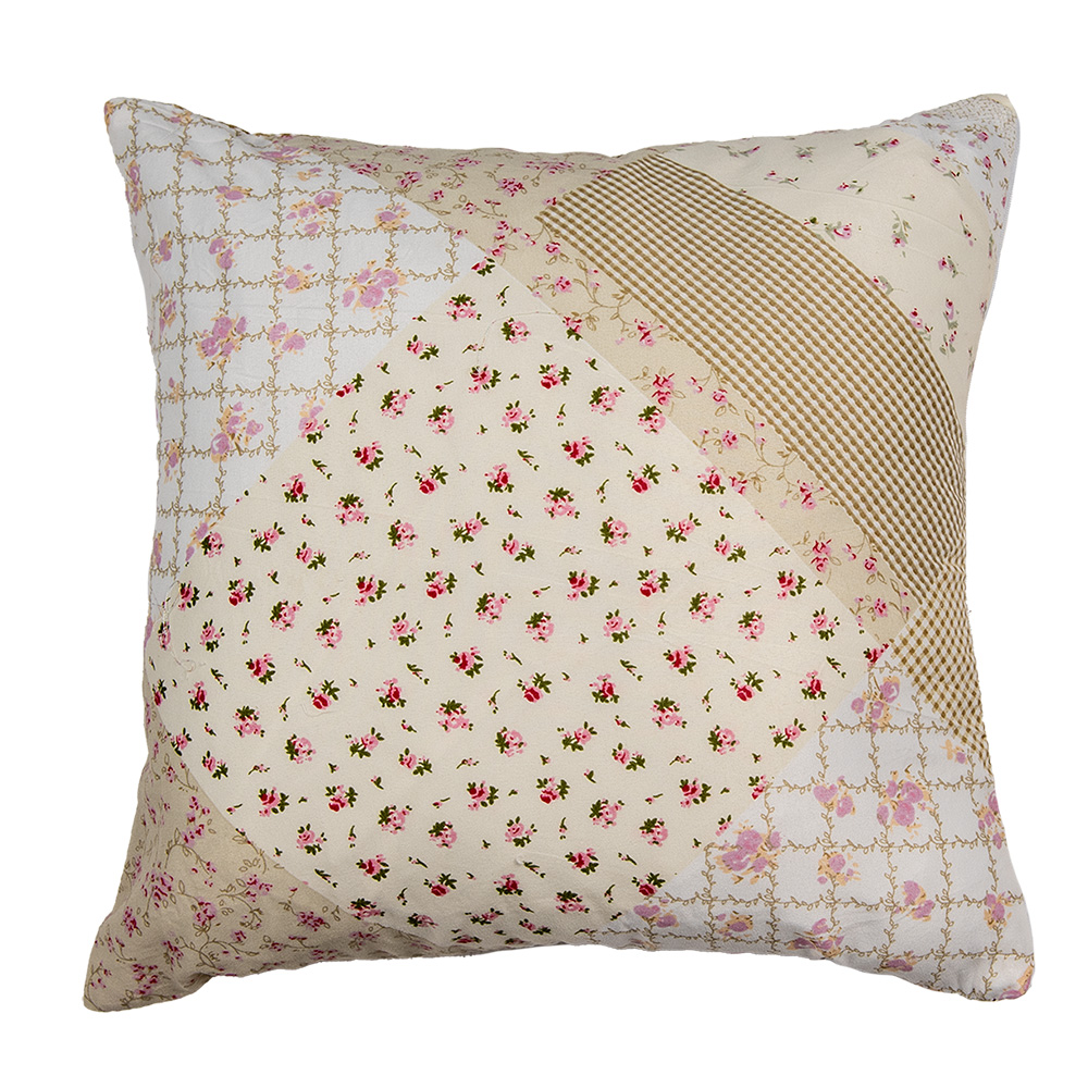 Housse de coussin Vert Beige 40x40 cm