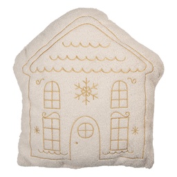 [KG035.008] Throw Pillow White Beige 45x40x10 cm