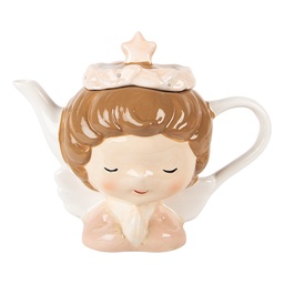 Clayre & Eef Theepot 650 ml Beige Keramiek