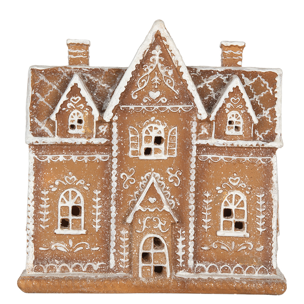 Decoratie huis met LED 21x8x20 cm