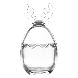 [6GL4231] Bonbonniere mit Deckel Transparent Ø 8x15 cm