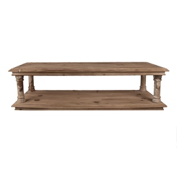 [5H0730] Wall Rack Brown 105x35x29 cm