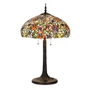 Lampada da tavolo Tiffany Multicolor Ø 46x72 cm E27/max 3x60W