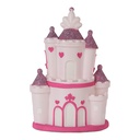 Night light Castle LED Pink Purple 16x11x24 cm