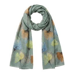 Clayre & Eef Printed Scarf Green