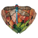 Applique Tiffany Rouge, Vert 30x15x20 cm E14/max 1x40W