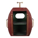 Decoration Ski Lift Red Green 48x26x60 cm
