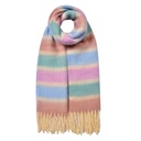 Foulard Donna Viola Beige 37x210 cm
