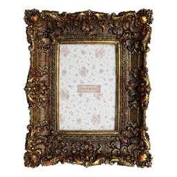 [2F1444] Picture Frame Gold 19x4x24 cm / 10x15 cm