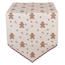[CGM65] Chemin de table Beige Marron 50x160 cm