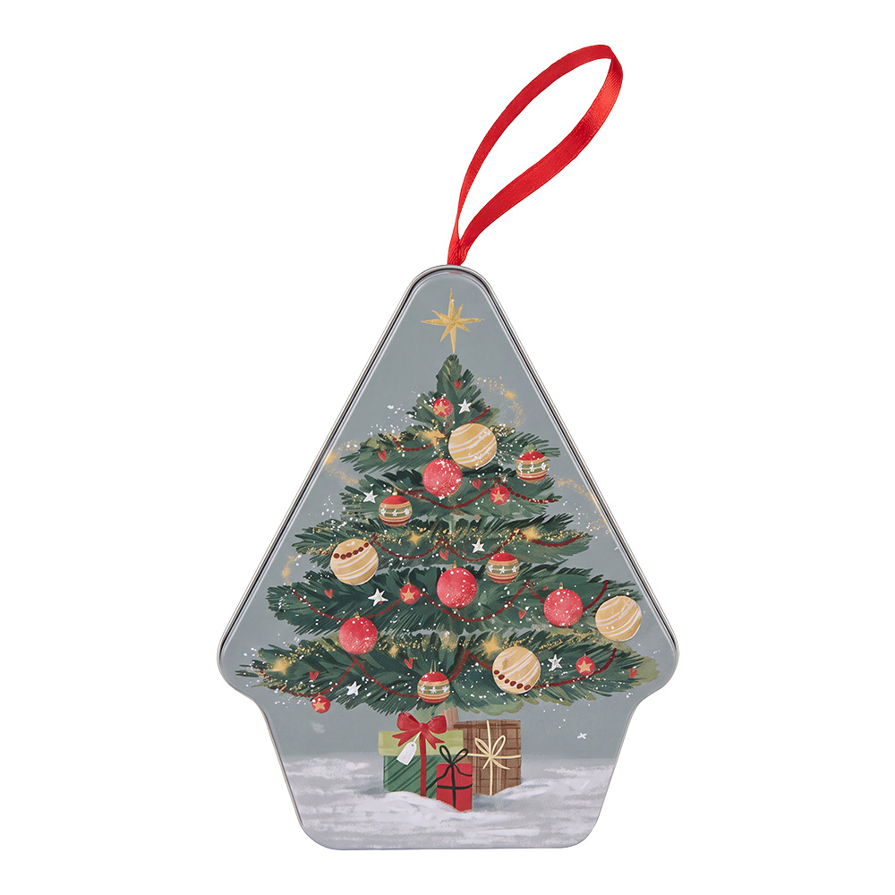 Storage Tin Grey Green 10x13x6 cm