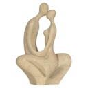Decoration seated Couple Beige 16x8x25 cm