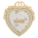 Cadre photo Beige Vert 16x3x18 cm / 10x15 cm