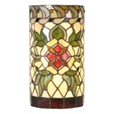 Wall Lamp Tiffany Green, Red 20x11x36 cm E14/max 2x40W