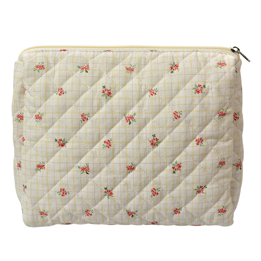Trousse de toilette pour femmes Beige Rose 25x5x22 cm