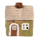 Decoration House Green Beige 8x7x10 cm