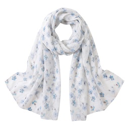 Sjaal 85x180 cm blauw