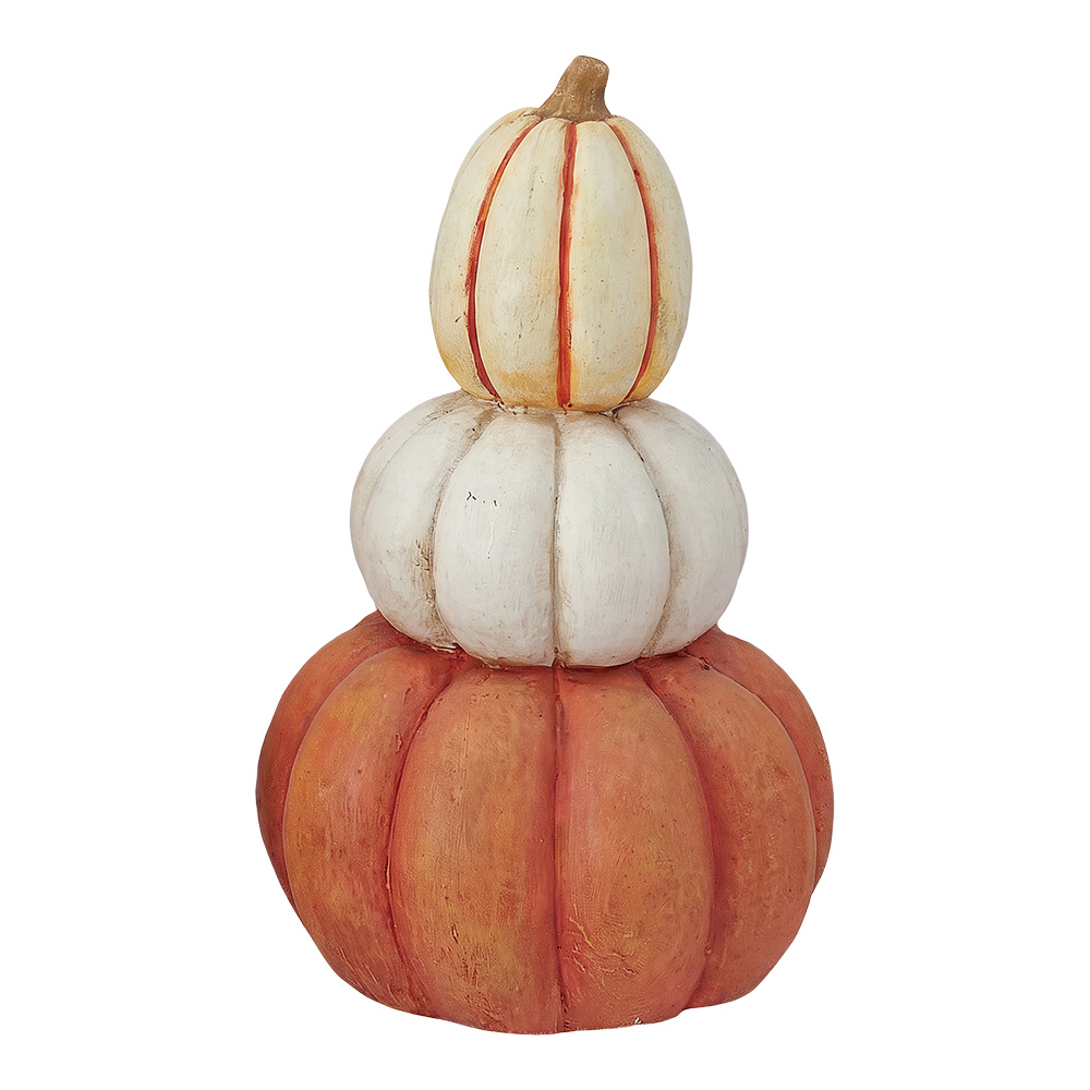 Decorazione Zucca Arancio Beige Ø 31x50 cm