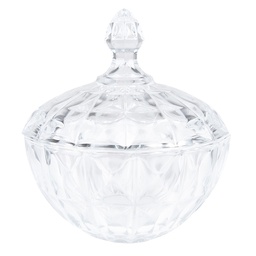[6GL4205] Plat avec couvercle Transparent Ø 16x19 cm