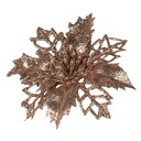 Weihnachtsdeko Blume Kupferfarbig Ø 9x2 cm