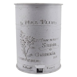 [6Y6034] Pedal Bin White 34x44x45 cm
