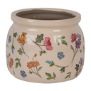 Flower Pot Inside Beige Pink Ø 12x10 cm