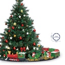 Decoration Christmas train Green Red Ø 56x5 cm