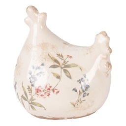 [6CE2408] Decoratie kip 12x11x13 cm