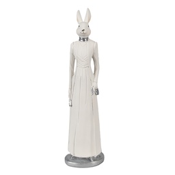 [6PR4043] Decorativa Coniglio Bianco 8x7x28 cm