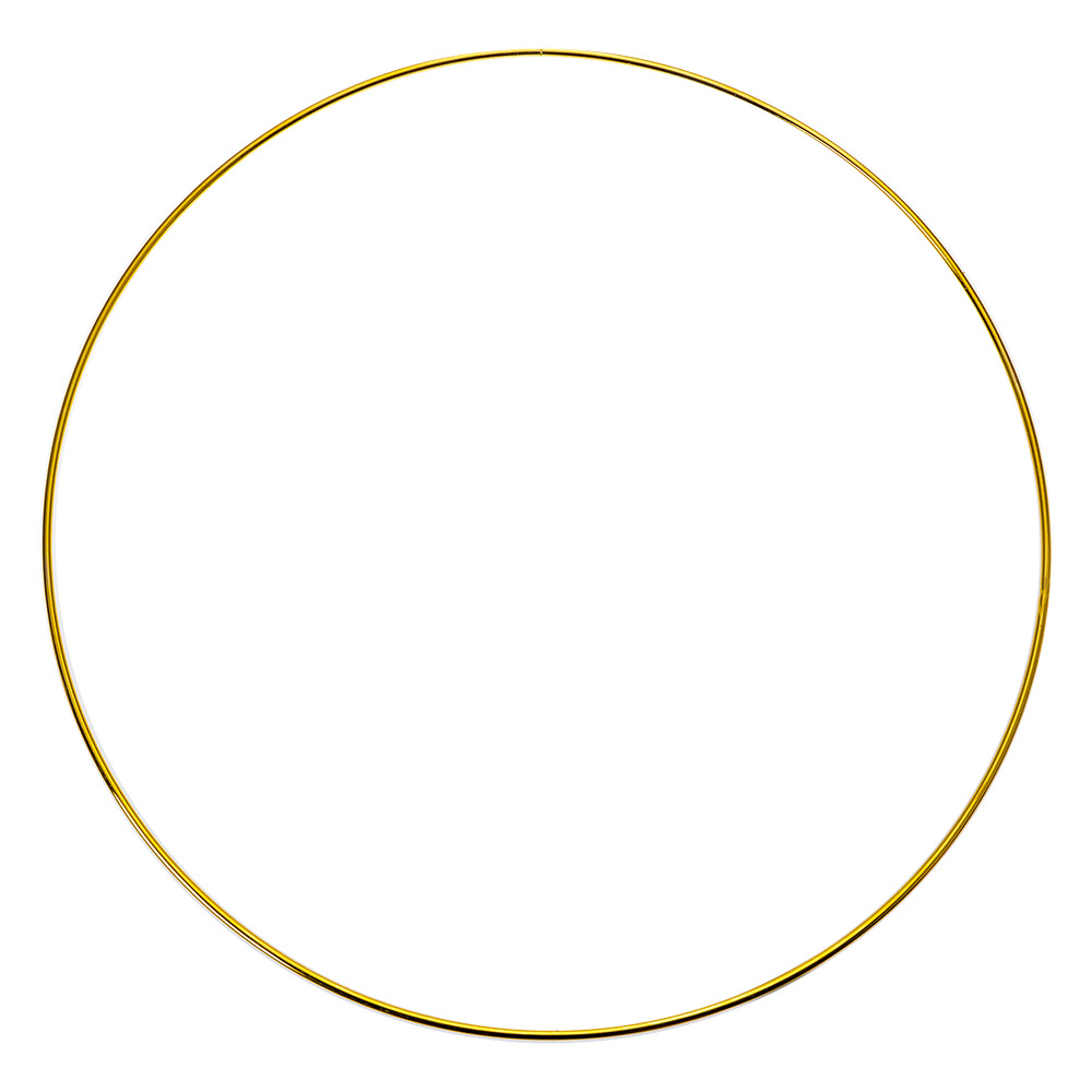 Dekorationsring Goldfarbig Ø 30x1 cm