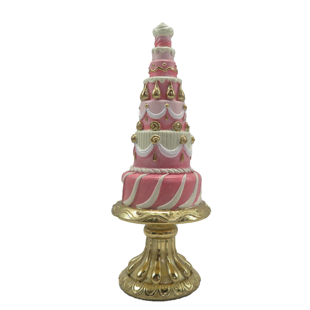 Decoration cake Pink Ø 8x21 cm